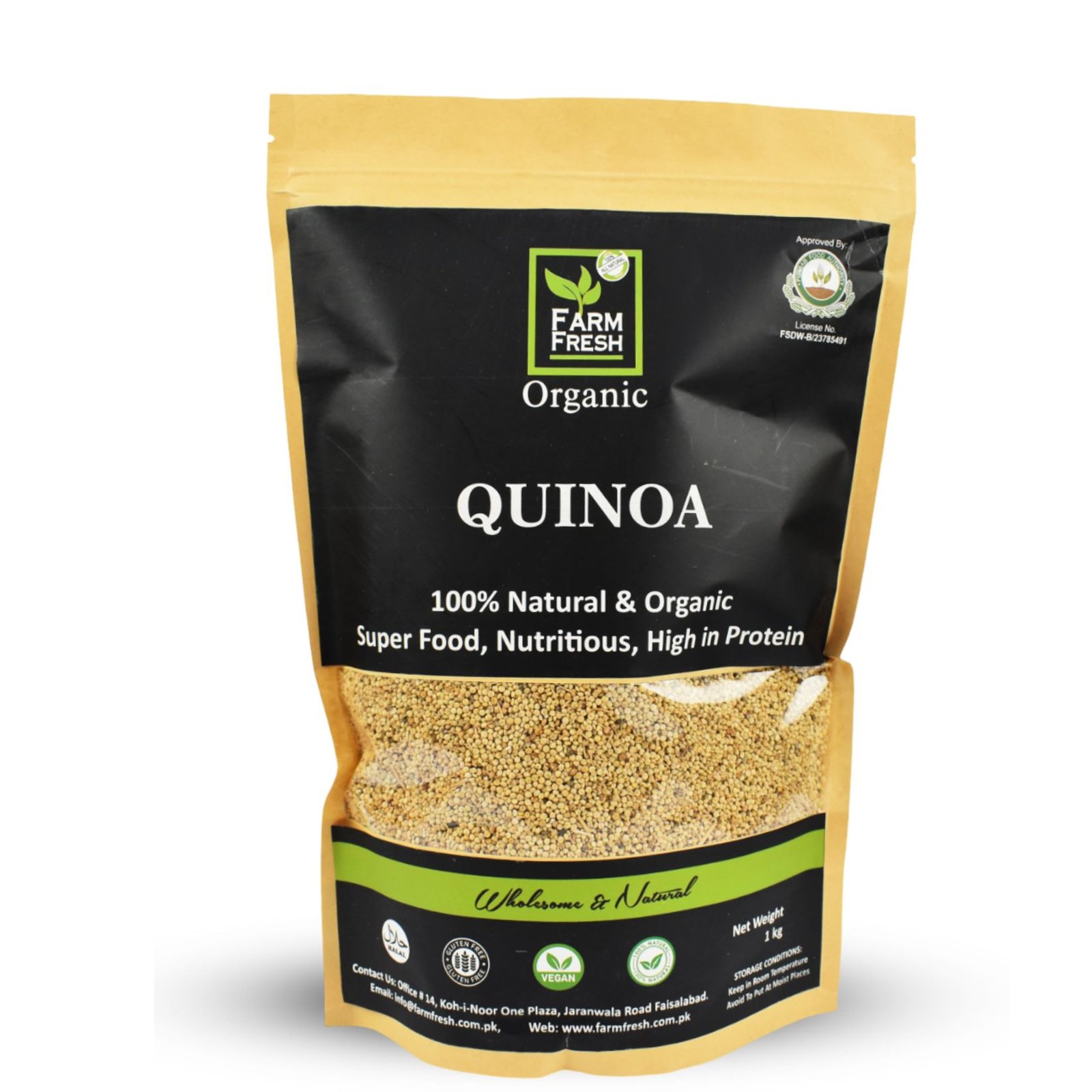 Organic Quinoa – 1 KG (Gluten-Free)