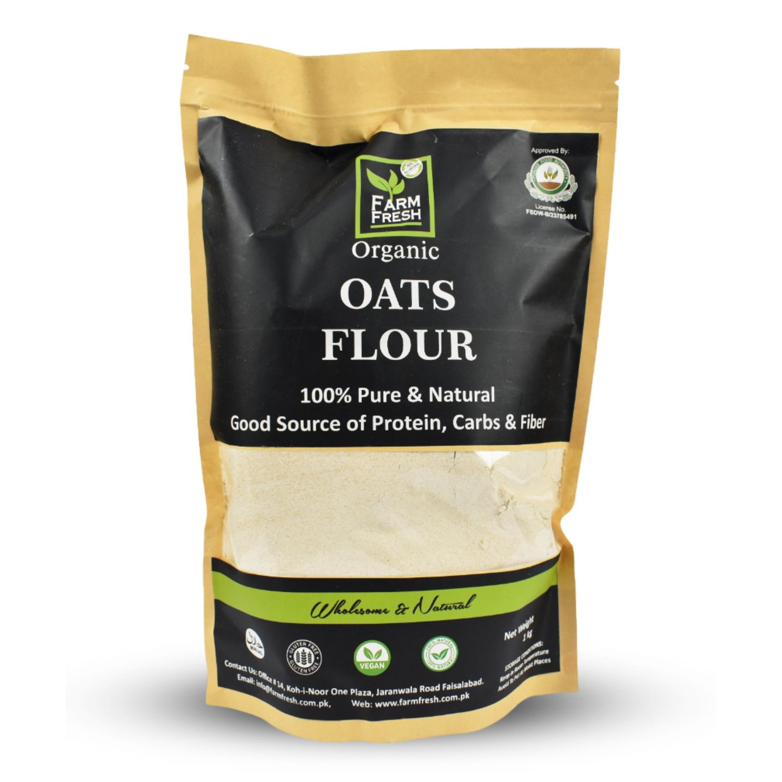 Organic Oats Flour – 1 KG