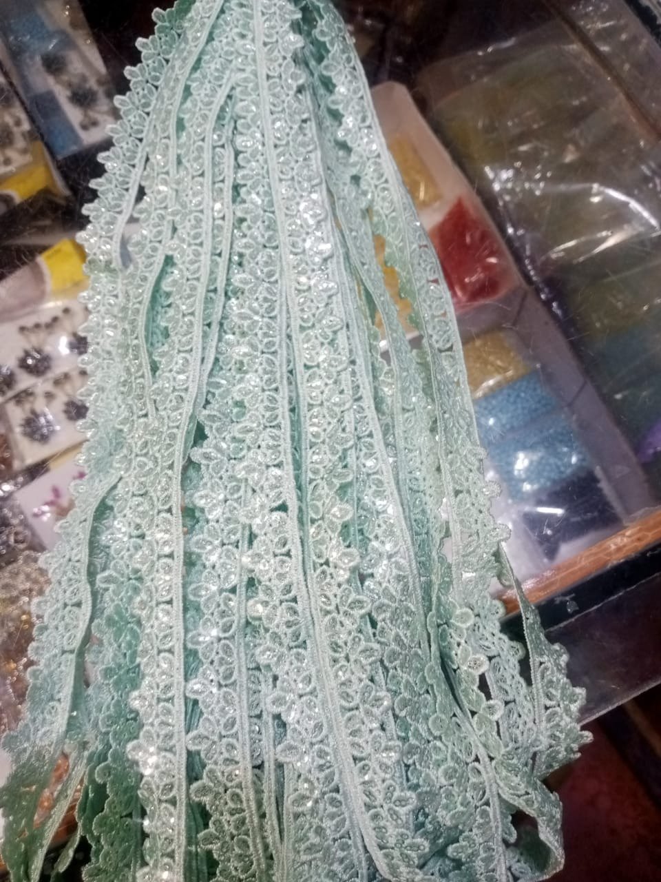 Luxury Green Rhinestone Dress 5goz