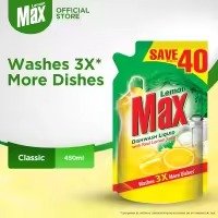 Lemon Max Dishwash Liquid Pouch 450ml