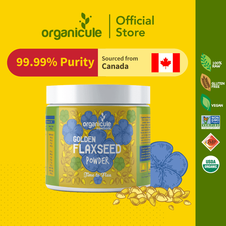 ORGANICULE FLAXSEED POWDER 300 GRAMS