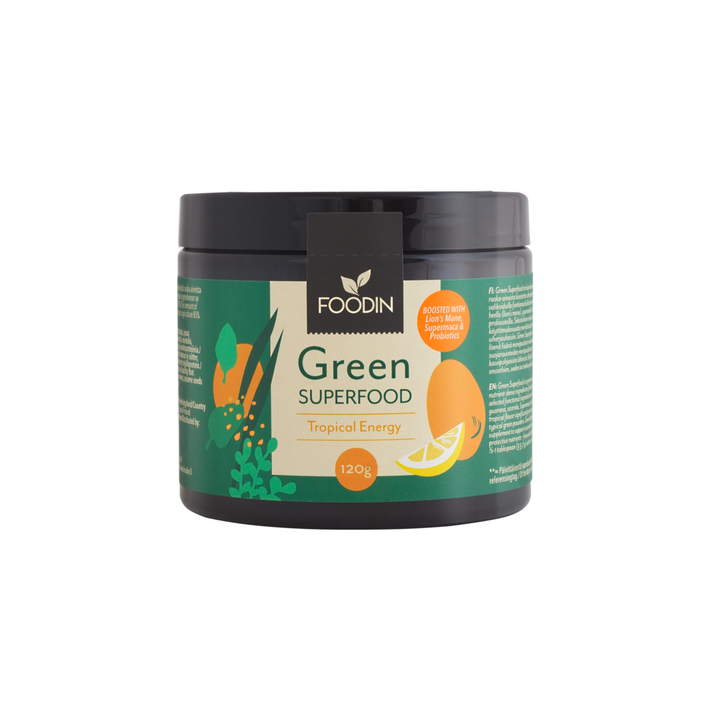 Green Superfood Tropical Energy 120g