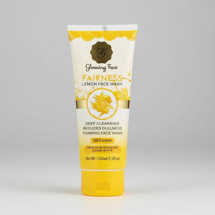 Glowing Face Fairness Lemon Foaming Face Wash - 100ml