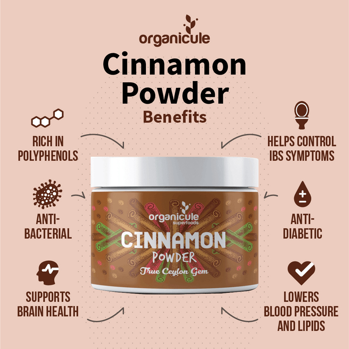 ORGANICULE CINNAMON POWDER 100 GRAMS