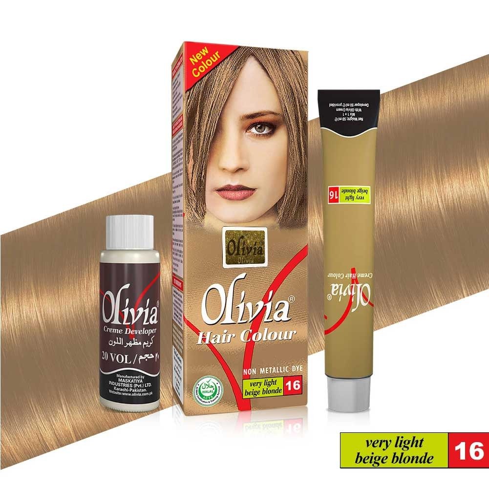 Olivia Hair Colour (Very Light Beige Blonde 16)