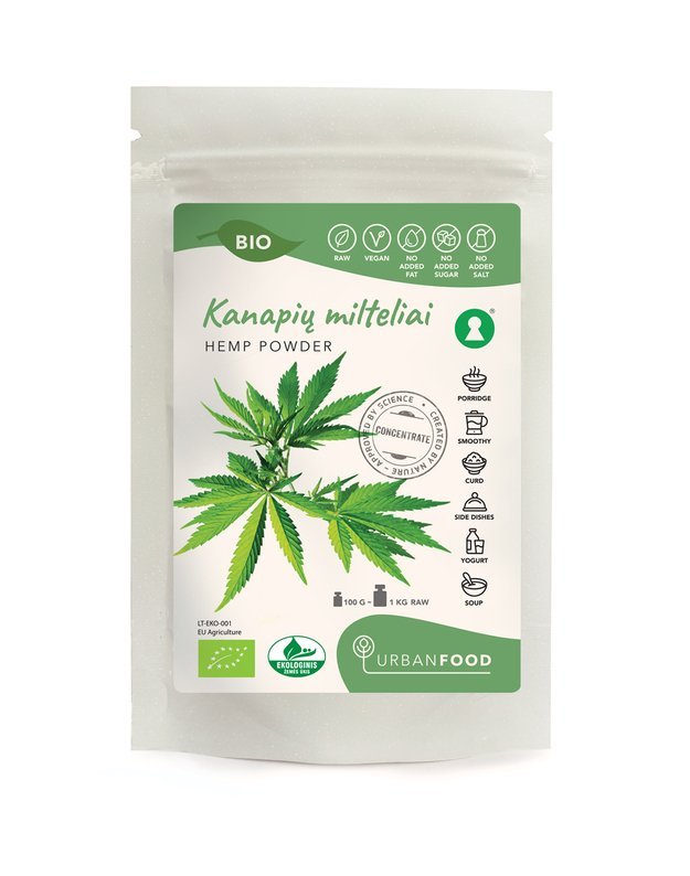 Hemp seeds powder, 100 g - ORGANIC