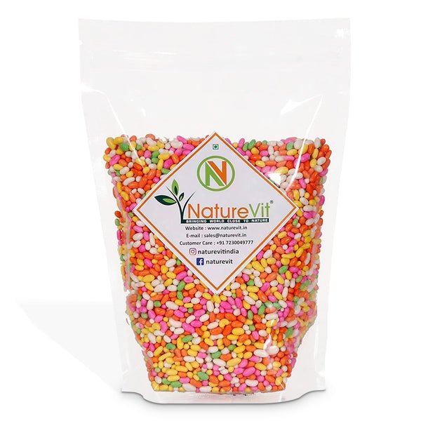 NatureVit Colourful Sugar Coated Saunf β Fennel Seeds Mouth Freshener 200g