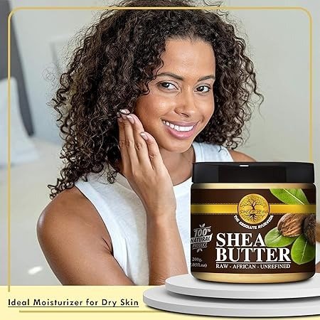 Sheer Veda Raw Unrefined Ivory Shea Butter For Stretch Marks, Face Moisturiser, Hair Lotion, Lip Balms, 200G