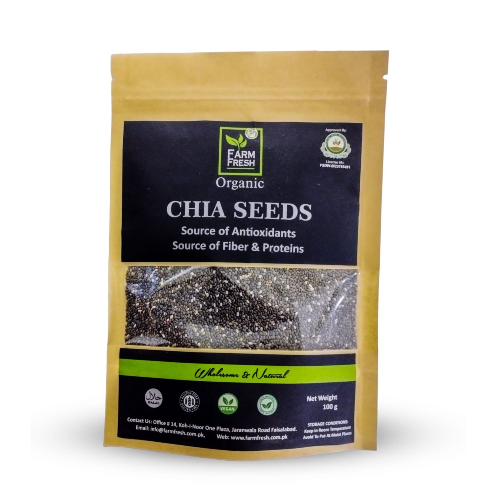Organic Chia Seed – 100 g