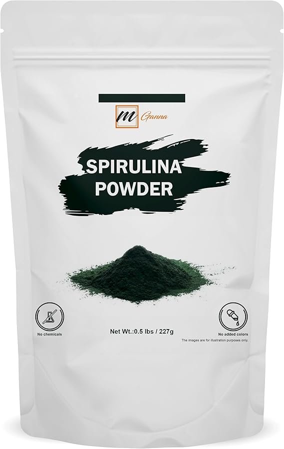 100% Spirulina Powder/Blue Green Algae Powder 0.5lbs / 227 g