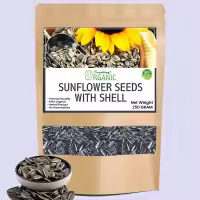 Sunflower Seeds With Shell For Eating | Sun Flower Seeds shelled | Siraj Mukhi Seeds 250 Grams