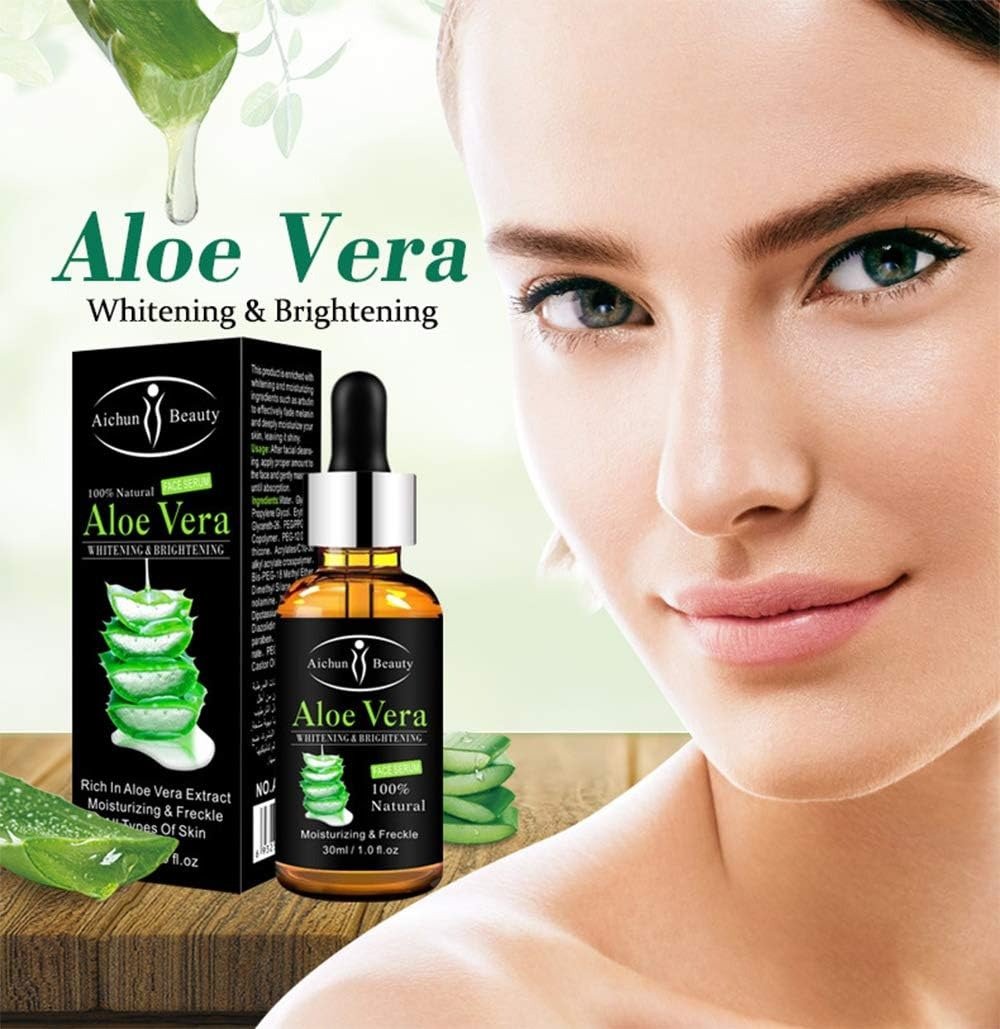 aichun beauty aloe vera face serum 30ml