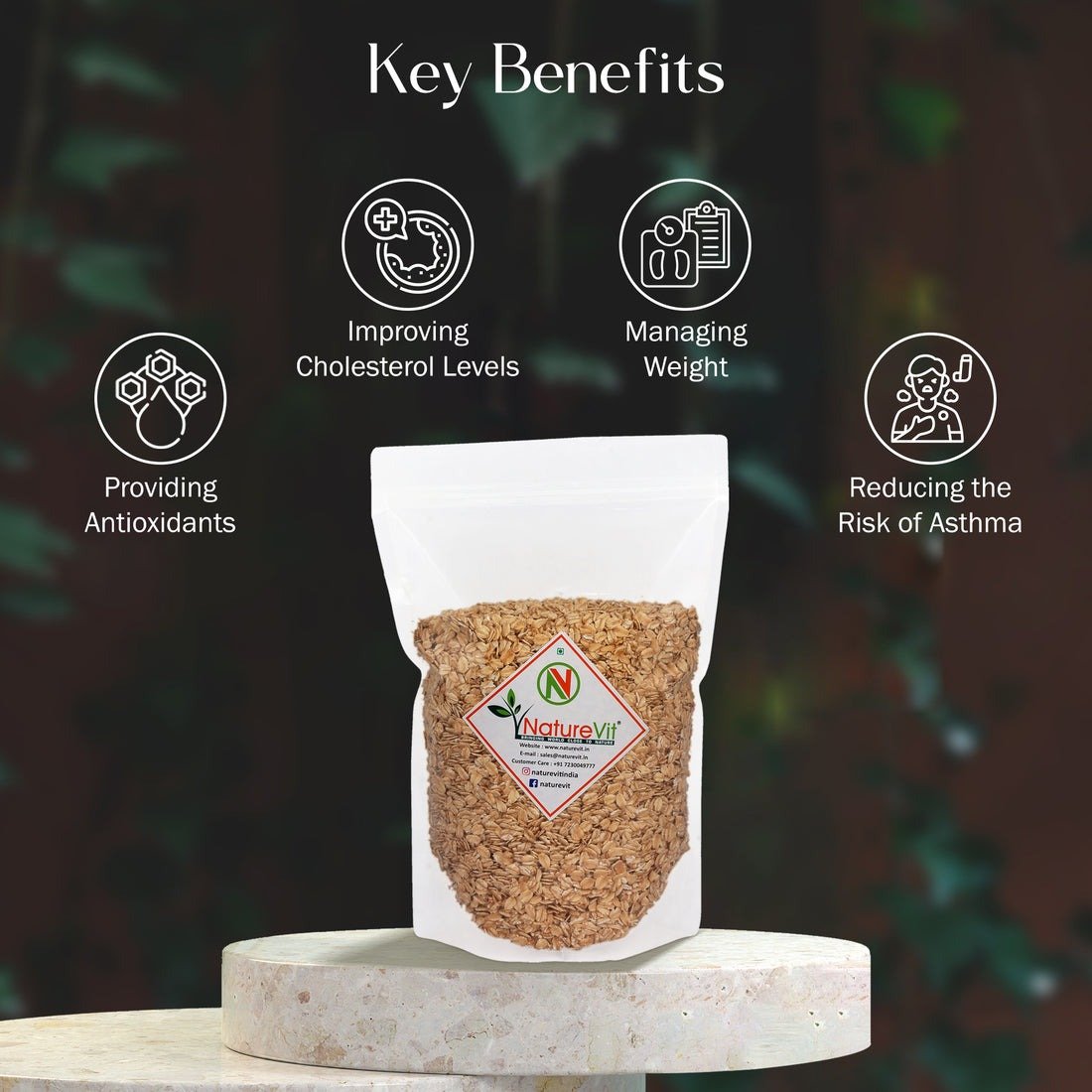 NatureVit Rolled Oats 200g