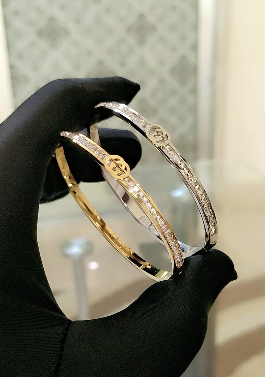 Bangles Stainless Steel 2 piece