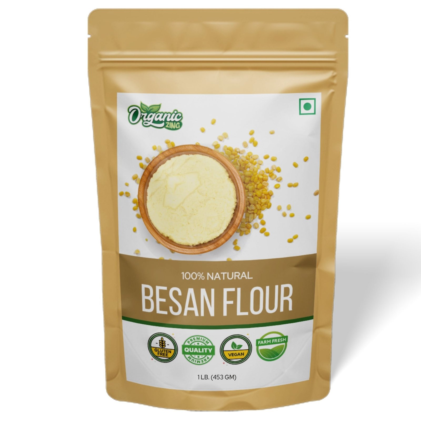 Organic Zing Besan Powder453g