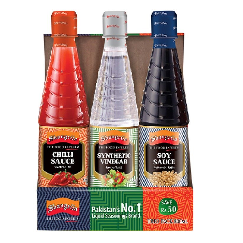 SHANGRILA SAUCE TRIO PACK 700 ML PACK