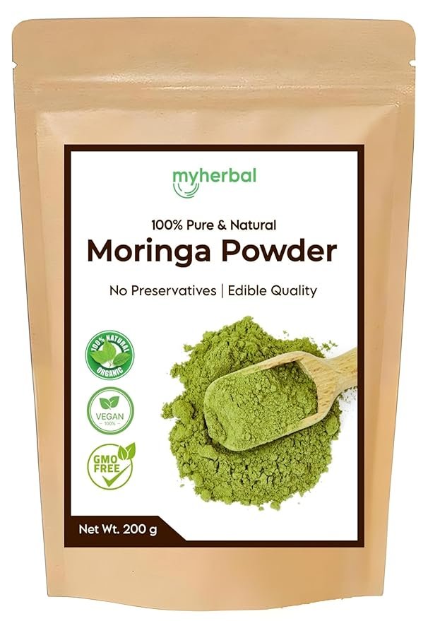 myherbal 100% Organic Moringa Powder 200gm