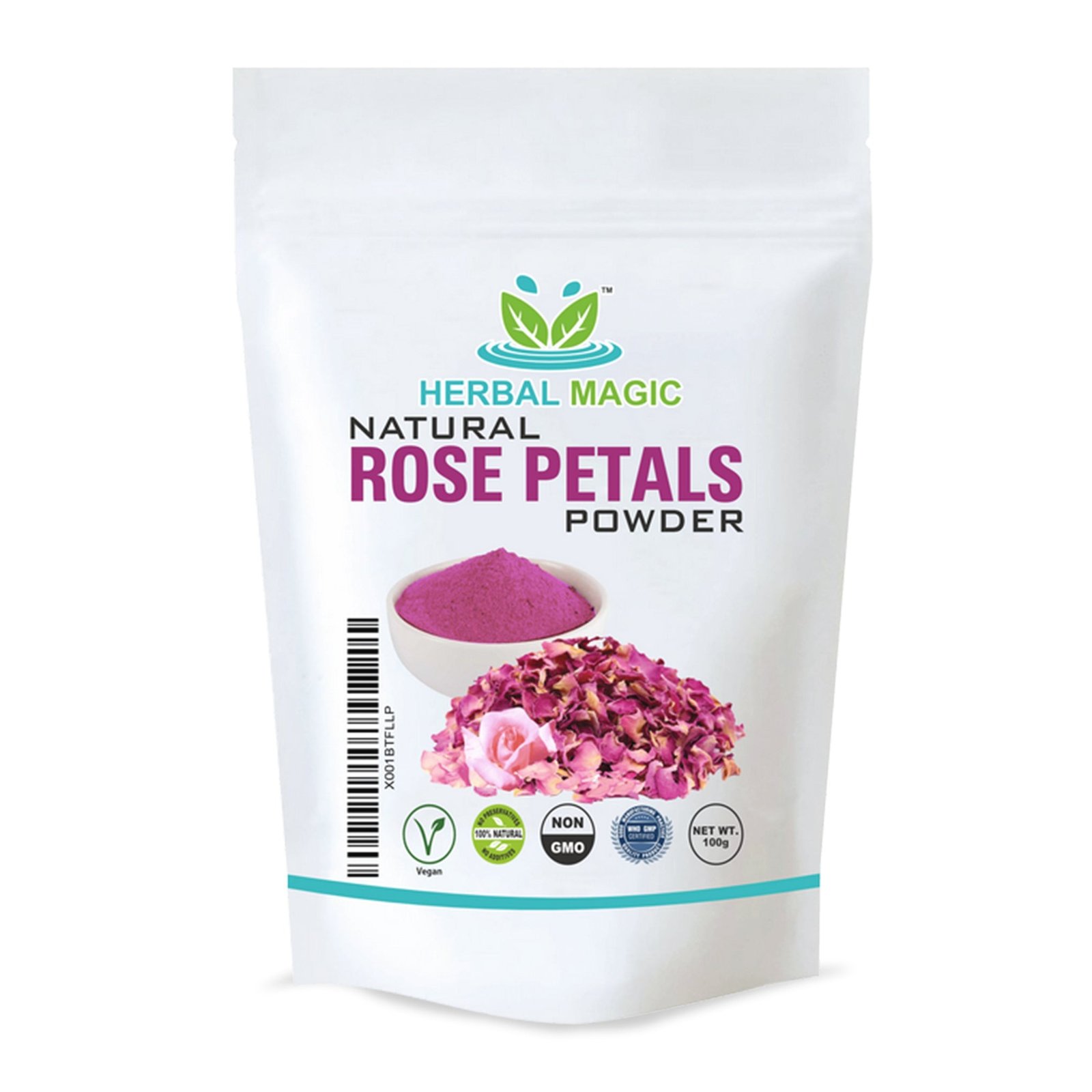 Natural Rose Petals Powder 100gm