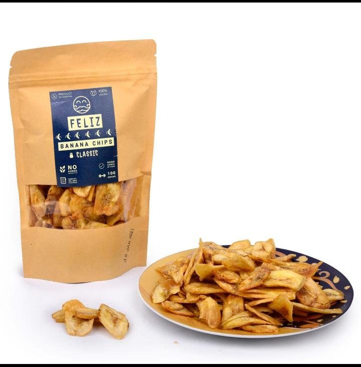 Banana Chips-Classic 100 Grams