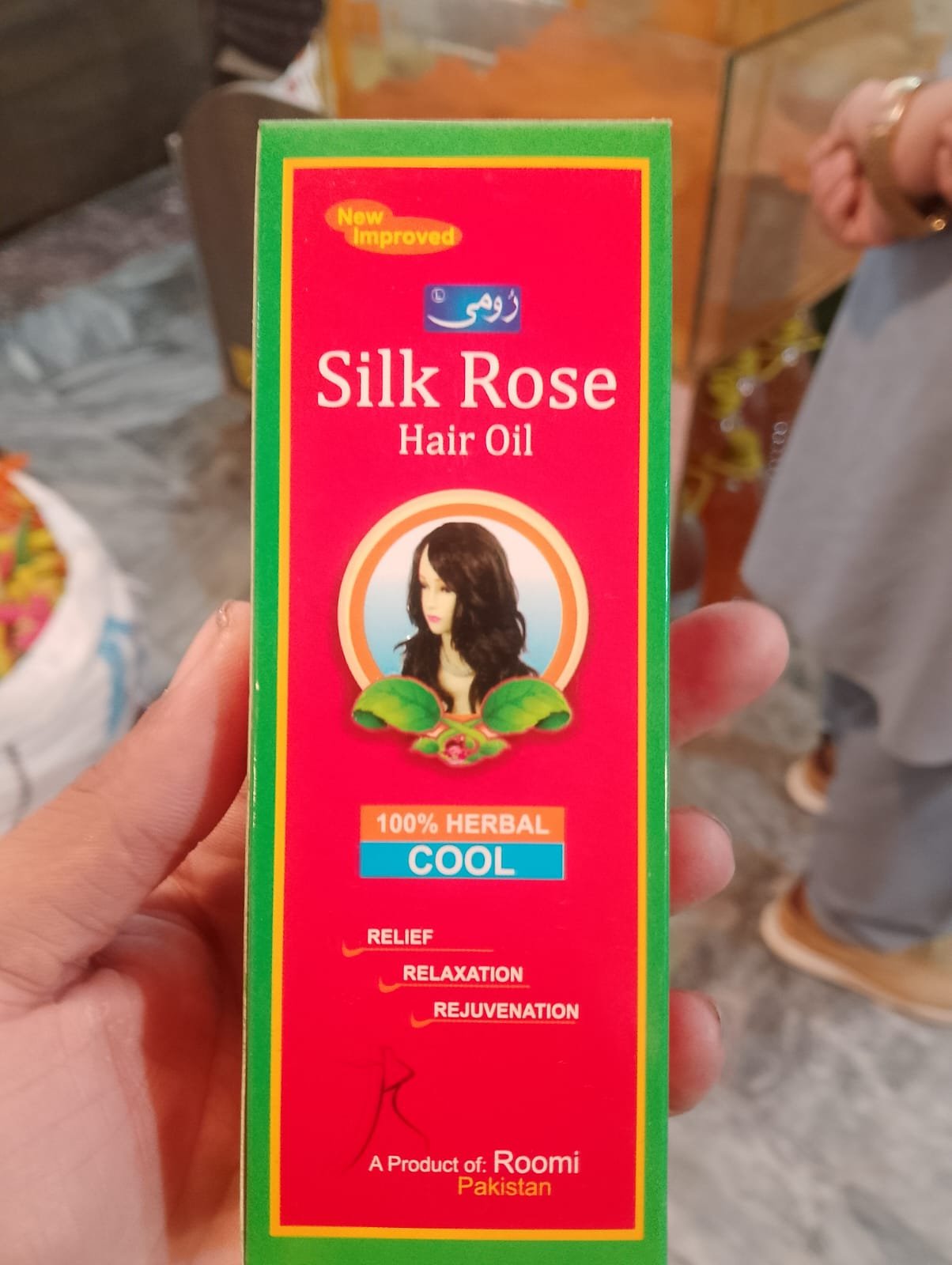 silk rose hair oil