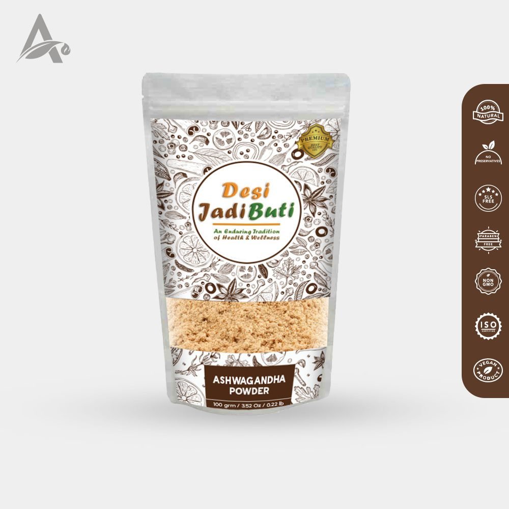 ASHWAGANDHA POWDER – ASHVAGANDHA POWDER – ASGANDH NAGORI CHURNA – INDIAN GINSENG – WINTER CHERRY – VAJIGANDHA- WITHANIA SOMNIFERA