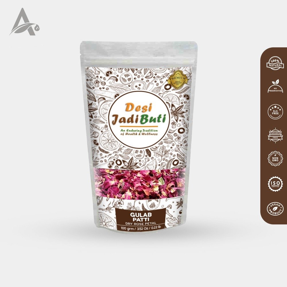 GULAB PATTI – DRY ROSE PETAL – ROSA GALLICA