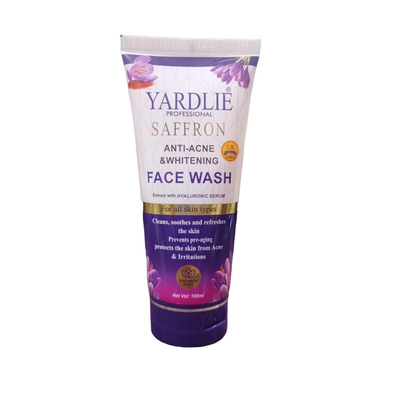 YARDLIE SAFFRON FACE WASH