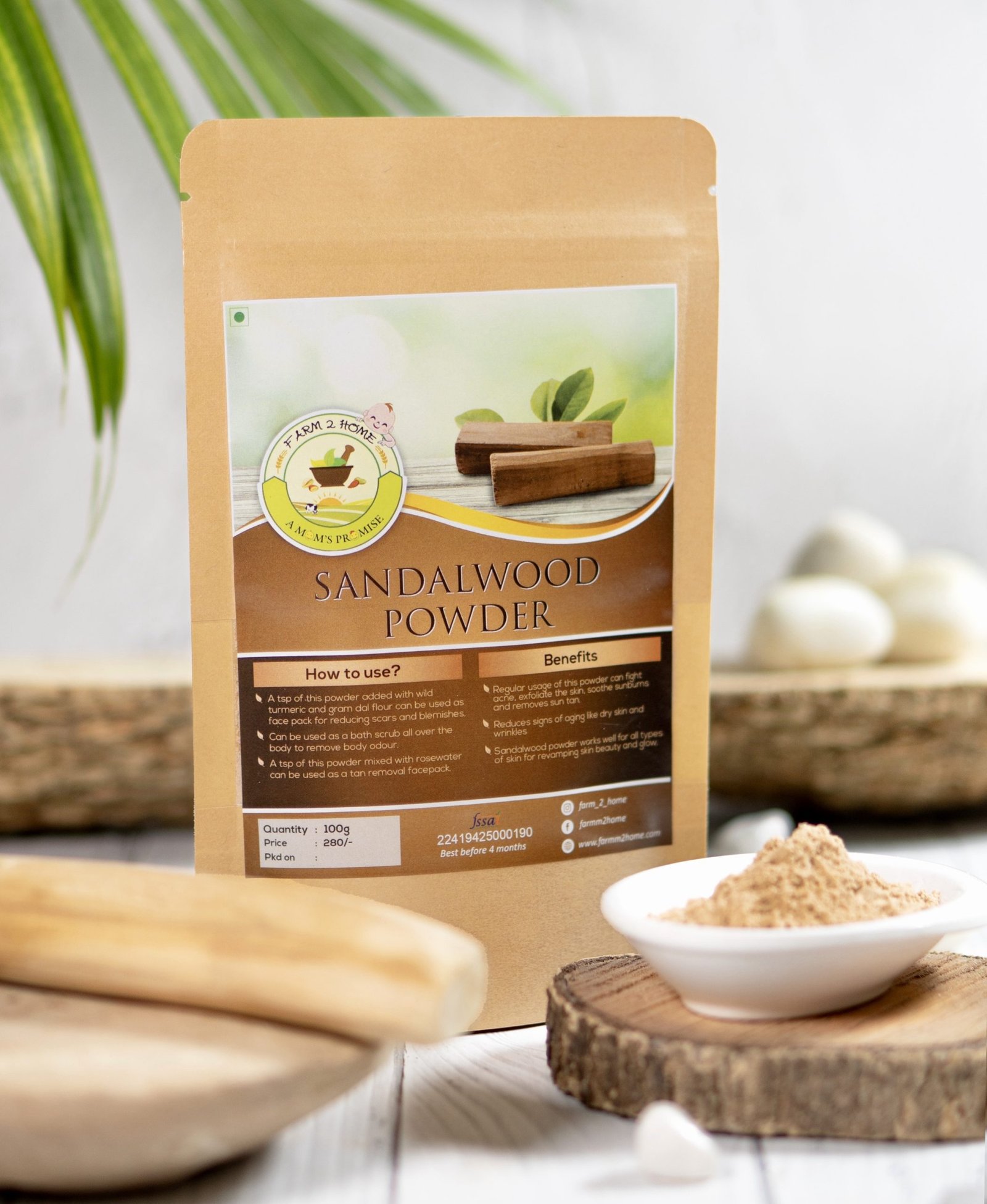 SANDALWOOD POWDER (100g)