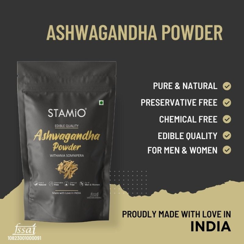 Ashwagandha Powder 250g – Withania Somnifera for Stress Relief and Wellness