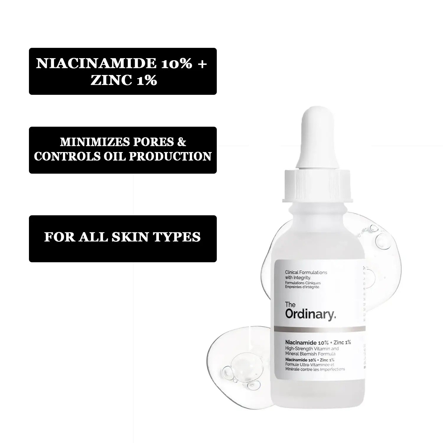 THE ORDINARY NIACINAMIDE 10% ZINC 1% COMBO