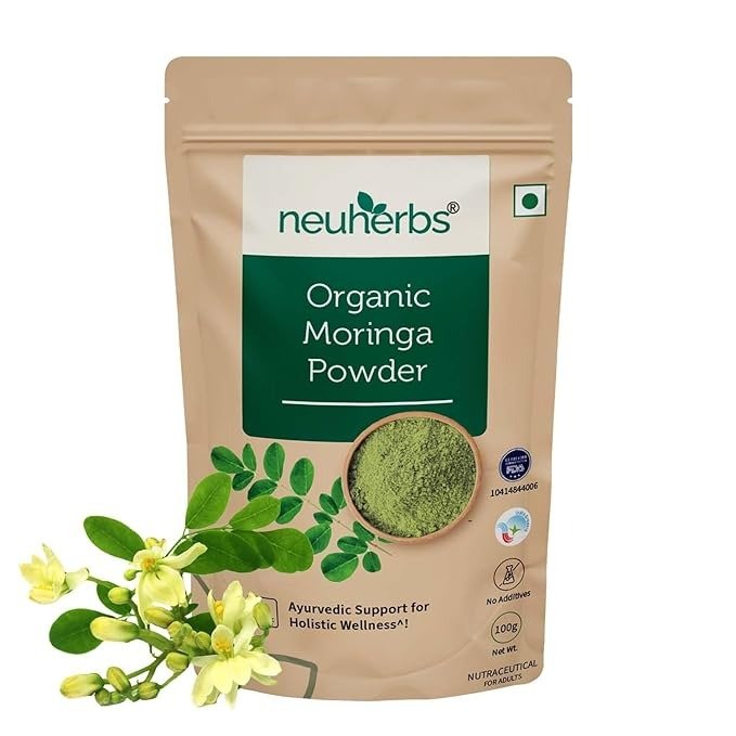 Neuherbs Organic Moringa Powder | Ayurvedic Support For Holistic Wellness