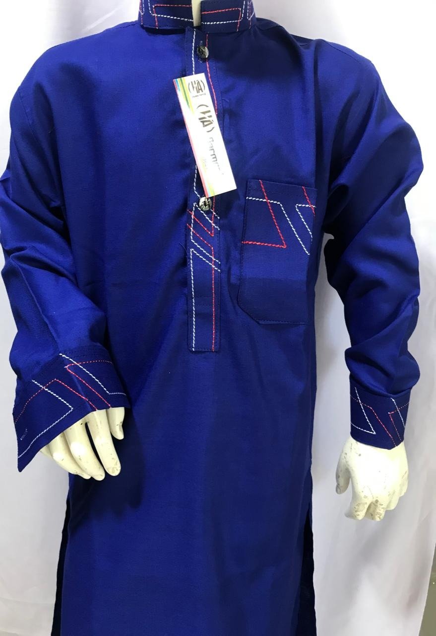 Boys Kameez Shalwar Premium Blended Fabric Blue