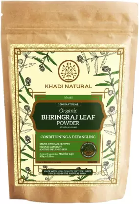KHADI NATURAL Bhringraj Leaf Organic Powder (100 g)