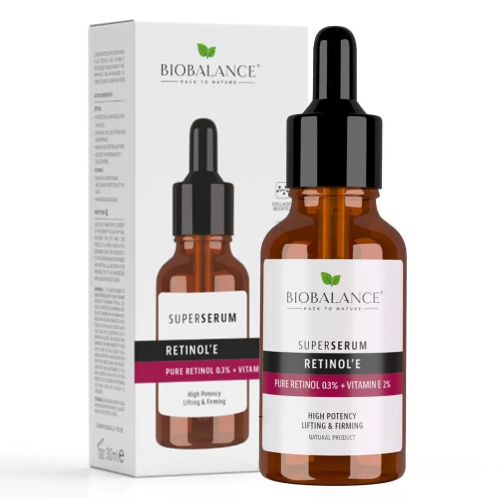 Bio Balance Retinol’e – Pure Retinol 0.3% + Vitamin E 2% Super Serum 30ml