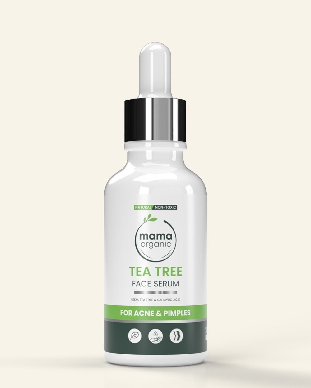 Tea Tree Face Serum For Acne & Pimples With Neem, Tea Tree & Salicylic Acid - 30ml