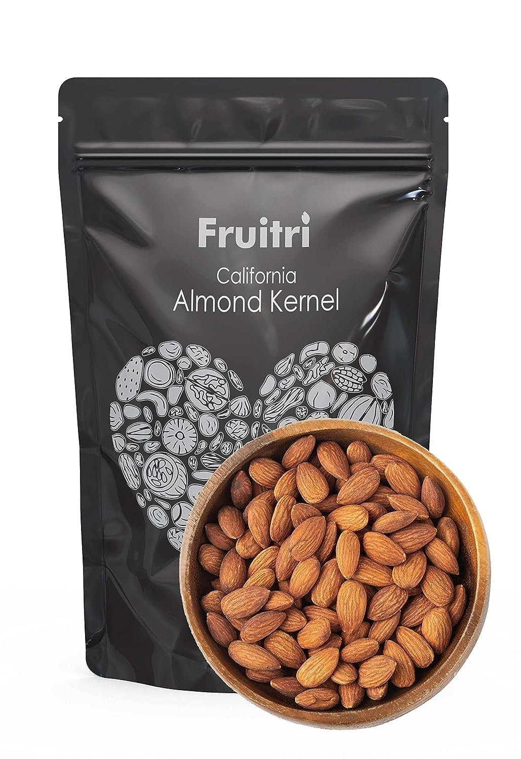 Fruitri Premium California Almonds, 100% Natural Badam Giri (250gm)