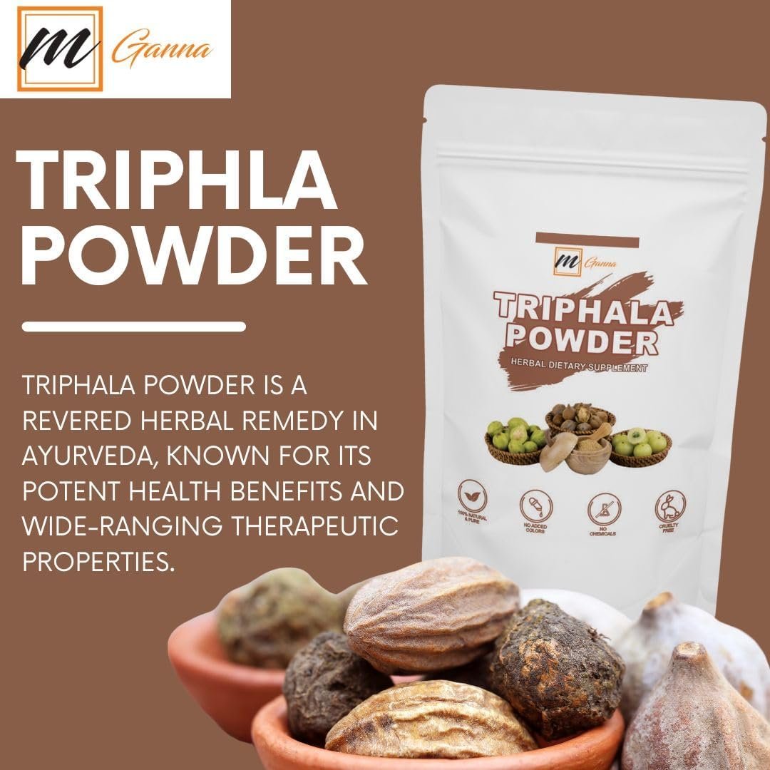 100% Natural Triphala Powder for Skin and Health Care 100 GMS / 0.22 LBS