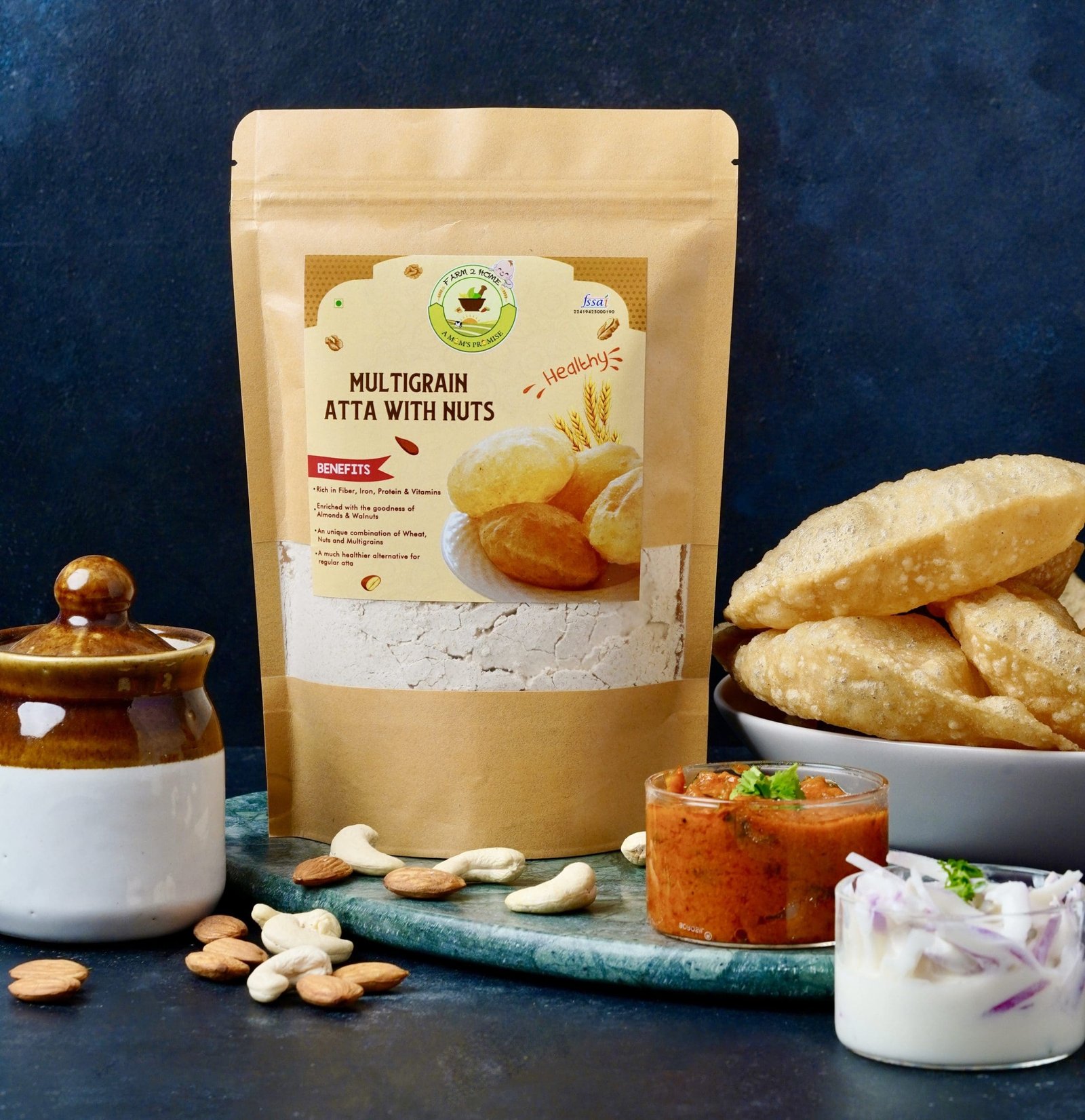 MULTIGRAIN ATTA WITH NUTS 500g