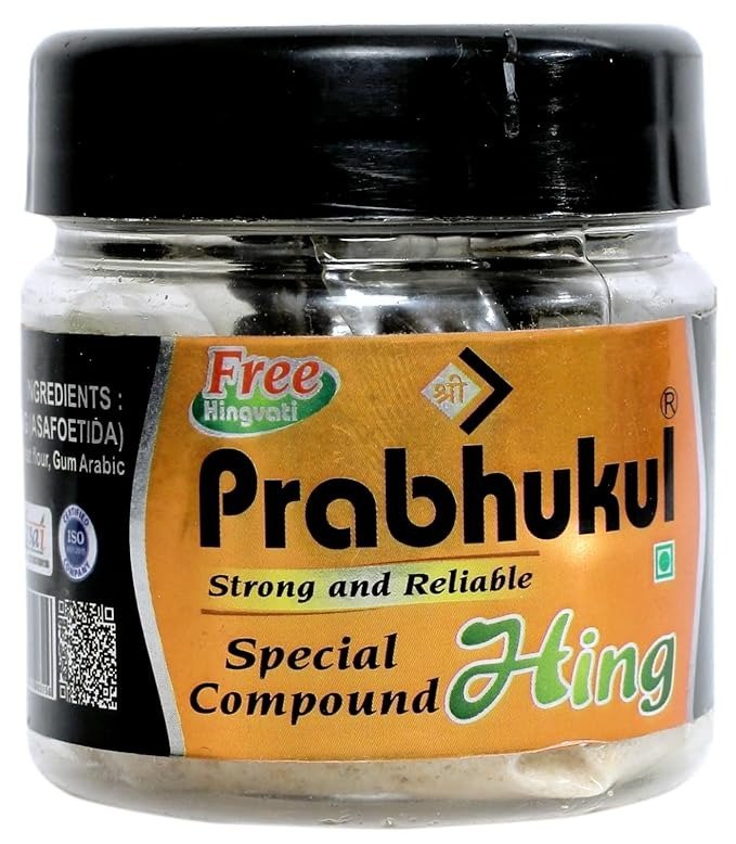 Prabhukul Special Compound Asafoetida Hing Strongest Compounded Pure Hing Powder 100g