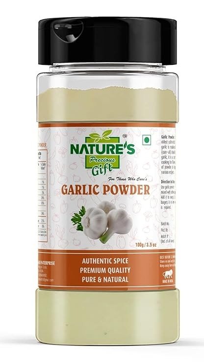 NATURE'S Precious Gift - Garlic Powder, Ginger Powder, Red Onion Powder, White Onion Powder, Green Chilli Powder & Tomato Powder - Spray-Dried | Ready to Use - (Super Saver Combo Pack)