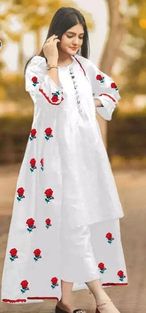 Katan Silk gaown style 3piece gaown inner and trouser