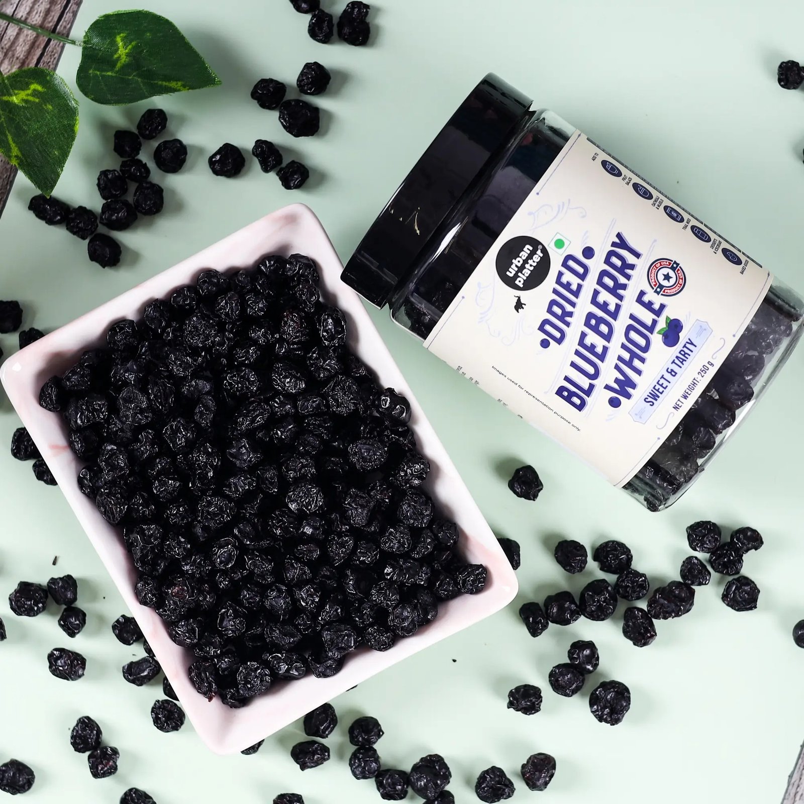 Urban Platter Dried Blueberries, 250g