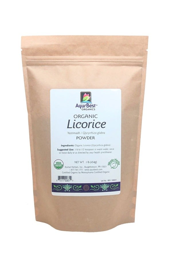 Wholesale Spices & Herbs - Licorice Powder, Organic 1lb 100gm