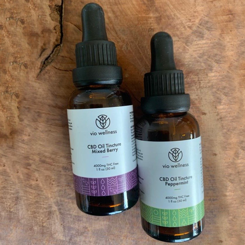 CBD Duo Bundle - CBD Oils 4000mg Peppermint & Mixed Berry 30ml
