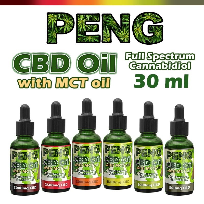 Peng CBD Oil with MCT Coconut Oil – 30ml bottle