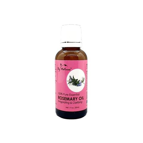 BY NATURE - 100% PURE ESSENTIALS ROSEMARY OIL 1OZ 30ml