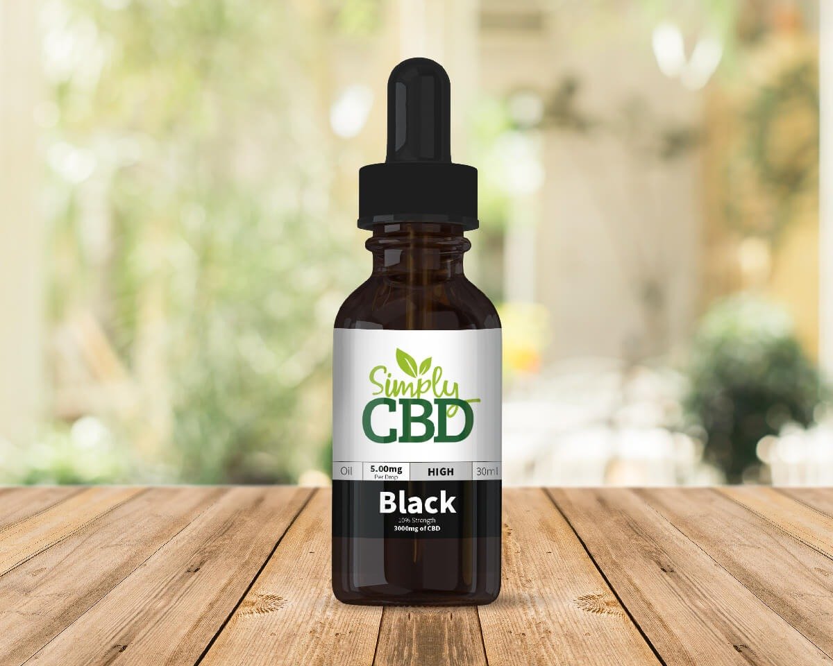 Black CBD Oil - 10% Strength 30ml