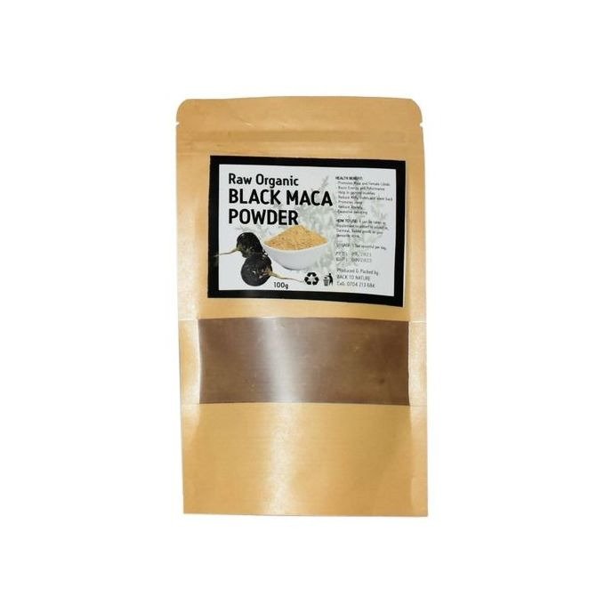 Back To Nature Organic Black Maca Root Powder