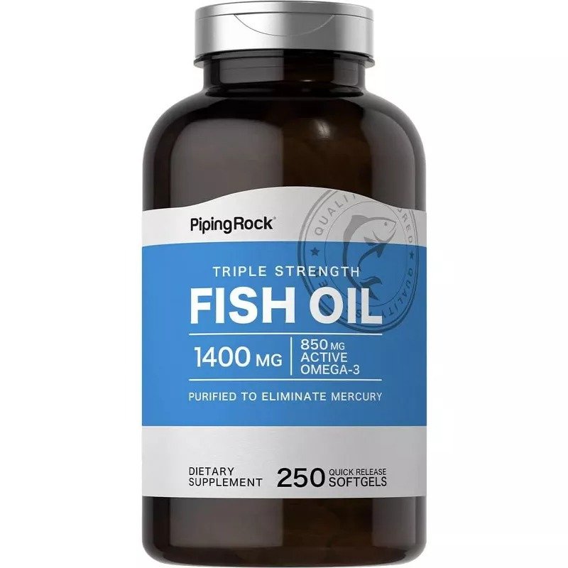 Omega-3 Fish Oil Lemon Flavor, 1000 mg, 240 Quick Release Softgels