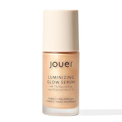 Jouer Luminizing Glow Drops for Face, Dewy Serum for Glowing Skin, 7% Niacinamide, Hyaluronic Acid, & Glycerin, 1 fl oz
